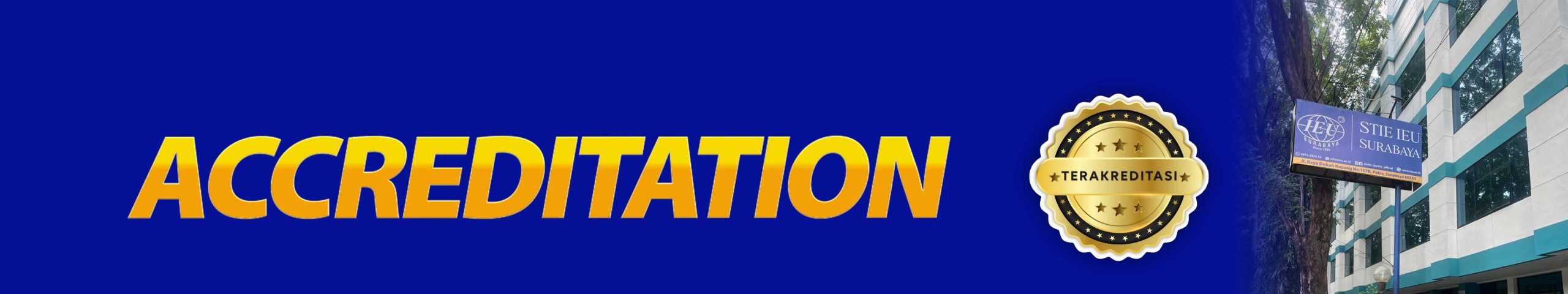 Accreditation banner